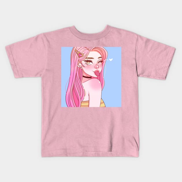 Mia Kids T-Shirt by PeppermintKamz